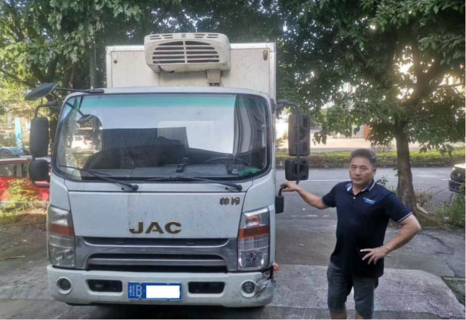 柳州的第一辆冷藏车，是我从广州开过去的