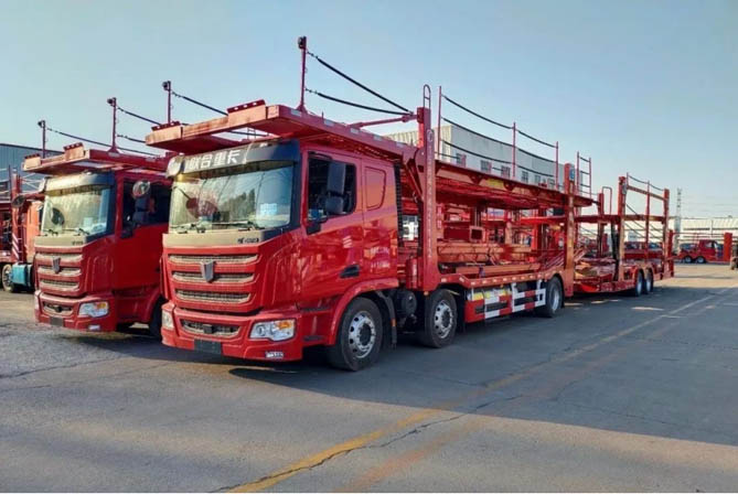 奇瑞联合重卡与长春晟源物流达成战略合作  首批燃气中置轴轿运车成功交付！