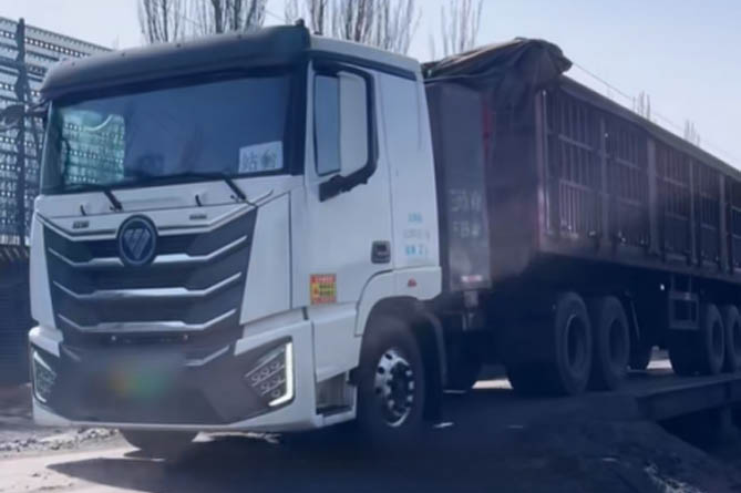 2万公里0故障，山西大同安师傅盛赞欧曼星翼400kWh纯电牵引车